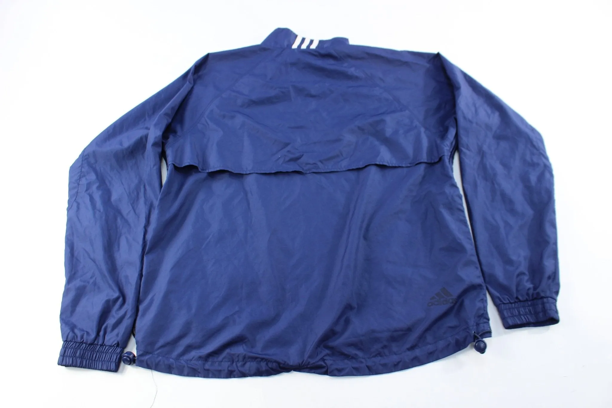 90's Adidas Navy Blue Pullover Jacket