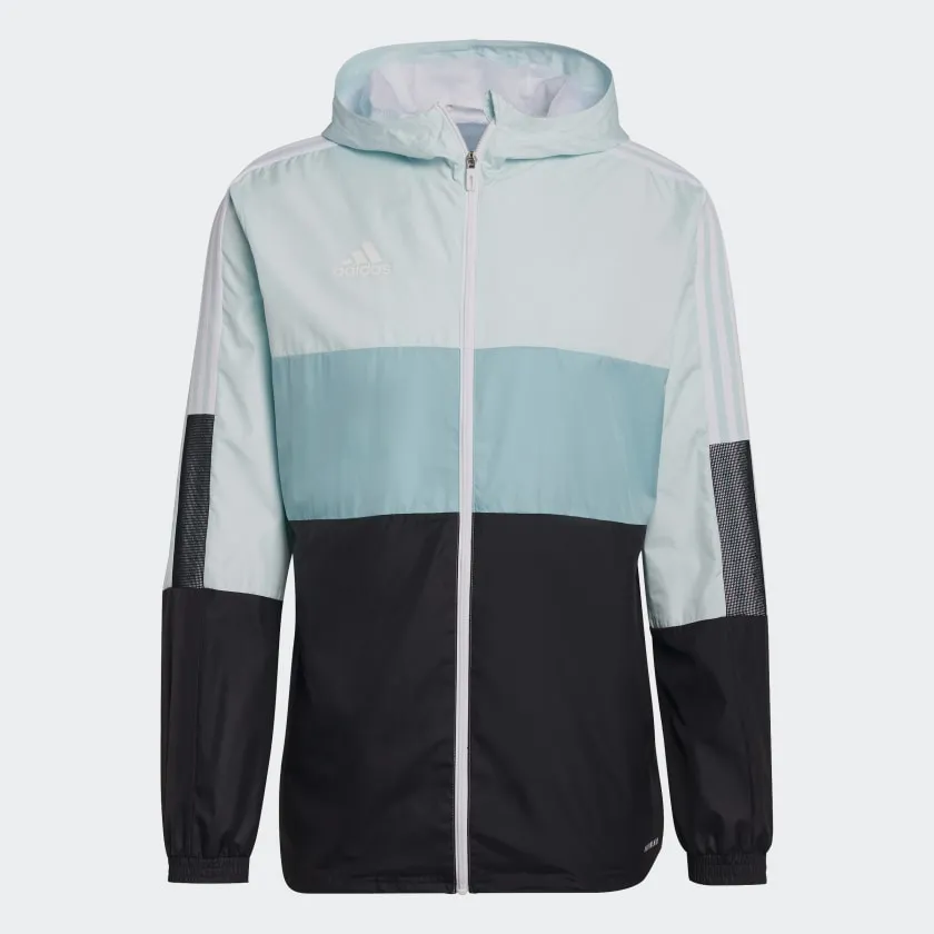 Adidas Tiro Windbreaker Jacket-Halo Mint / Black