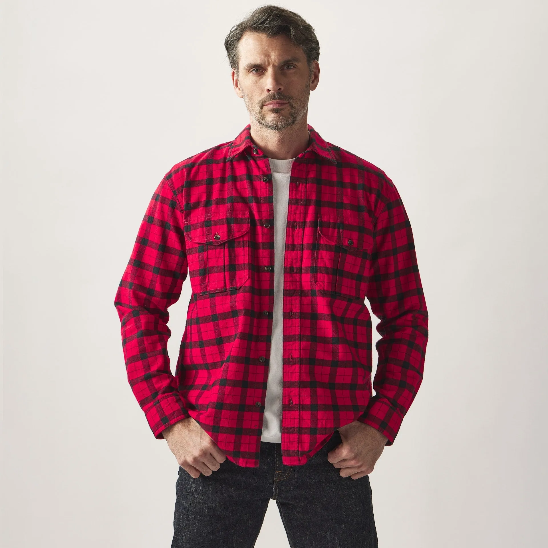 Alaskan Guide Shirt - Red / Black Plaid