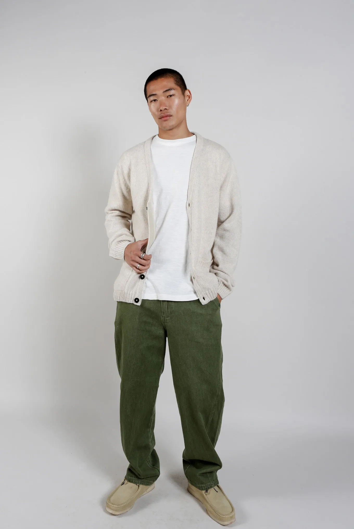 Batsa Wool Cardigan Oat