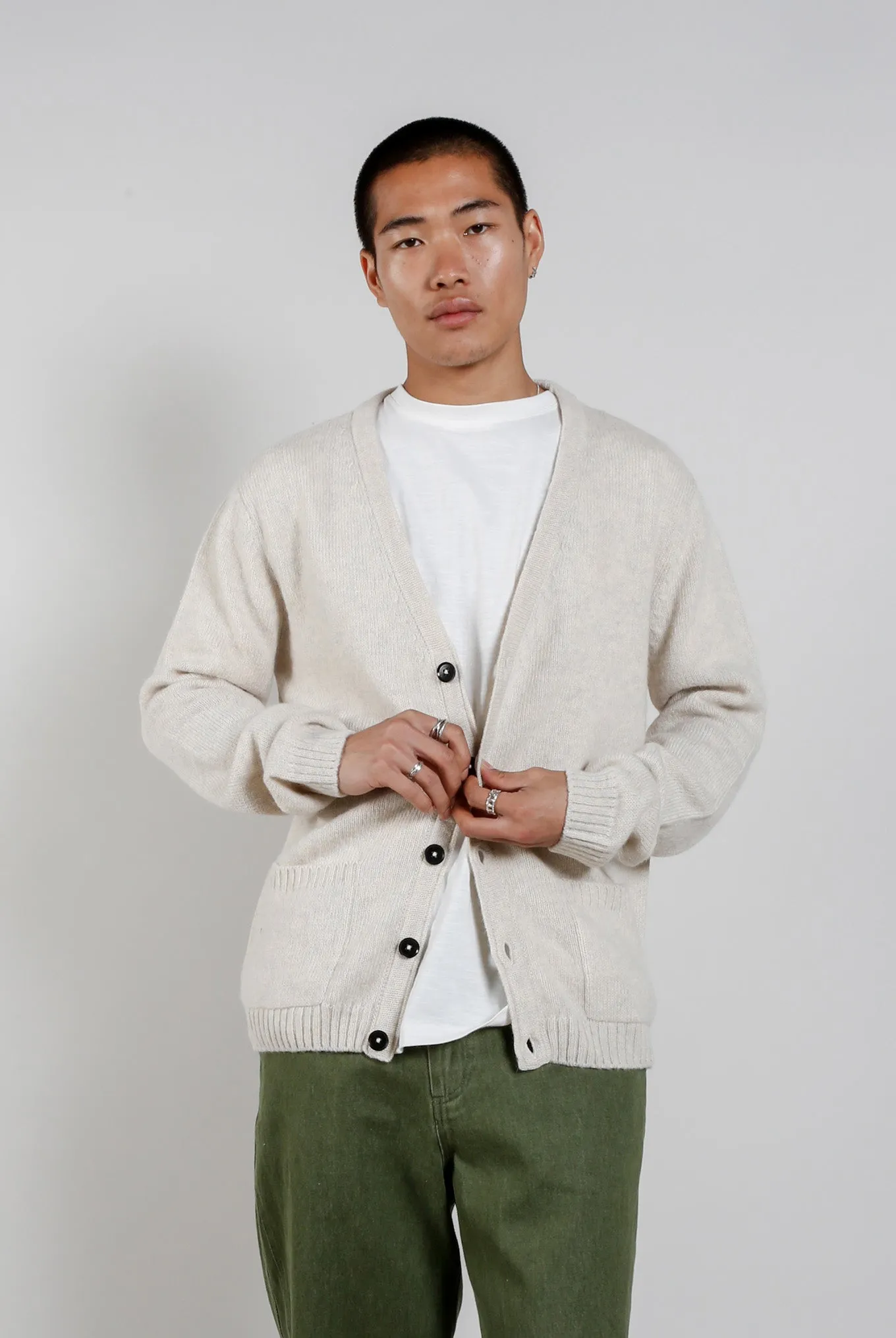 Batsa Wool Cardigan Oat