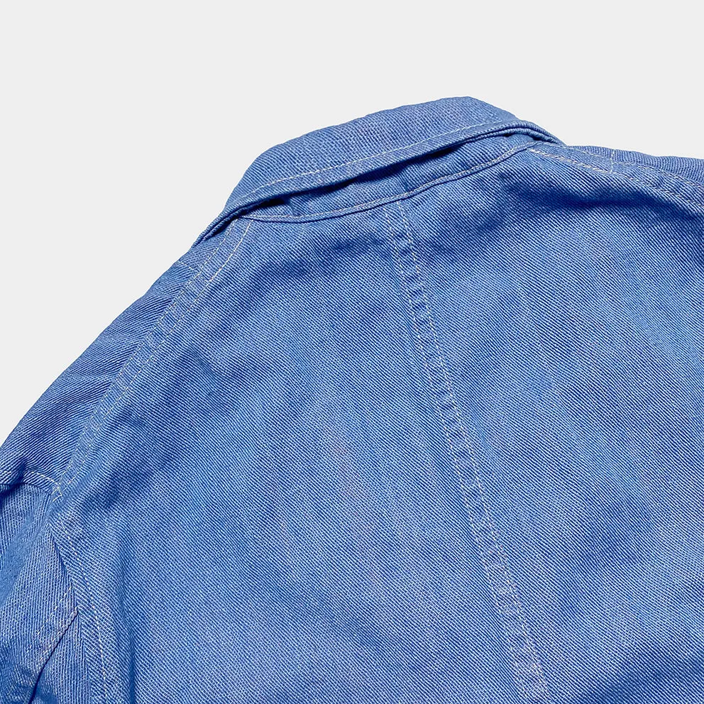BZEN M.3081 LEWIS-UK13 REGULAR FIT 4 POCKET DENIM BLAZER-12OZ-E0 LIGHT BLUE