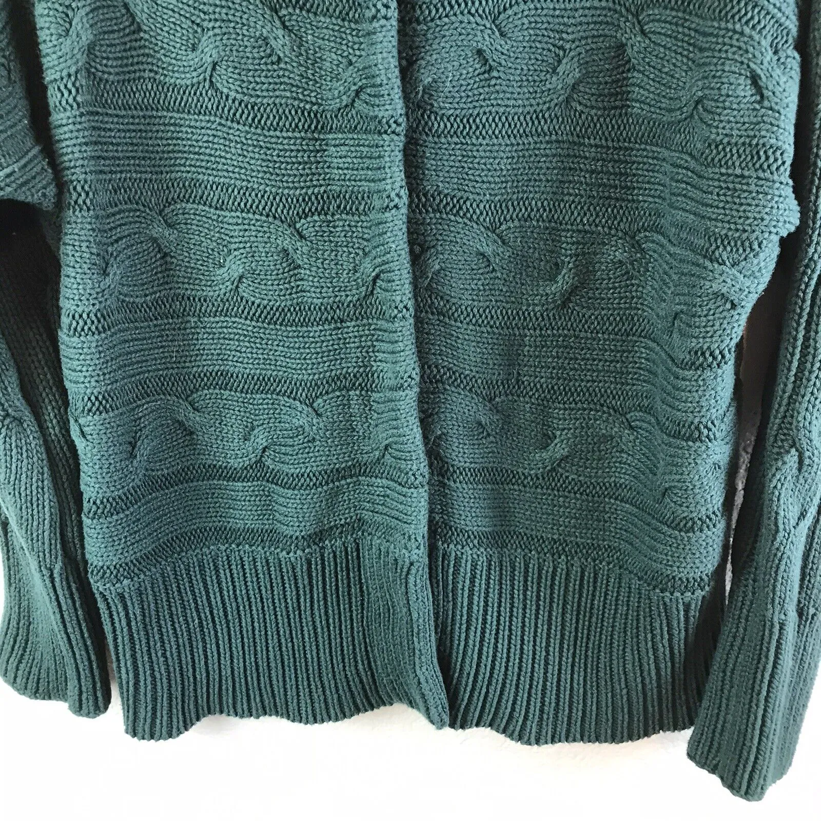 Cable Knit Snap Cardigan Jacket