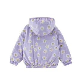 Calonie Jacket in Purple Flower Reversible