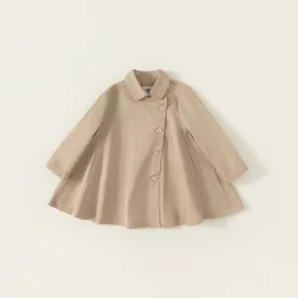 Classic Fleece-Lined Cape Trench