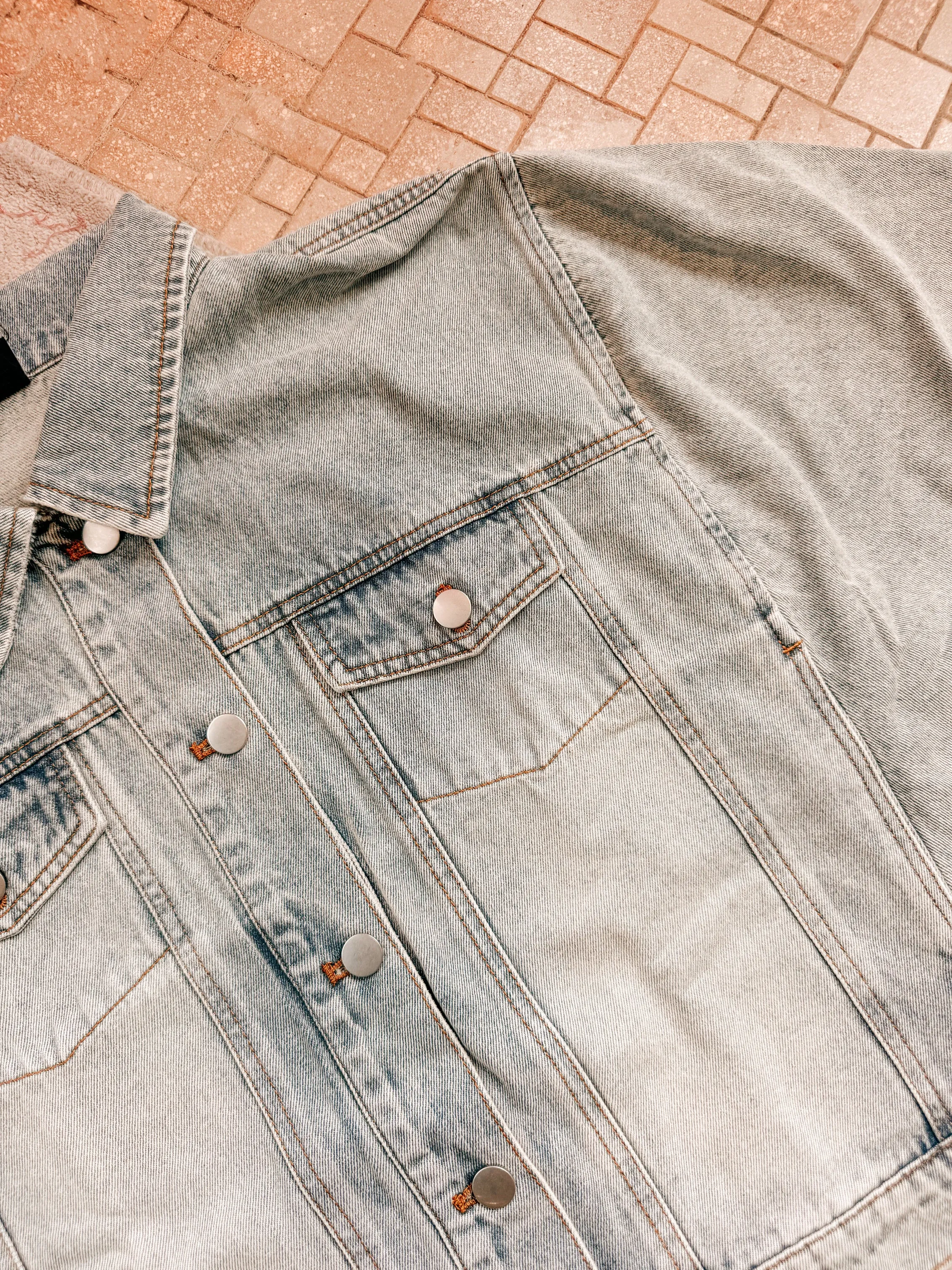 Ellie Denim Top