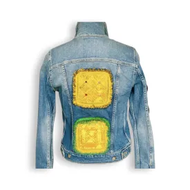Embellished Denim Jacket-The Bella