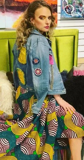 Embellished Denim Jacket-The Bella