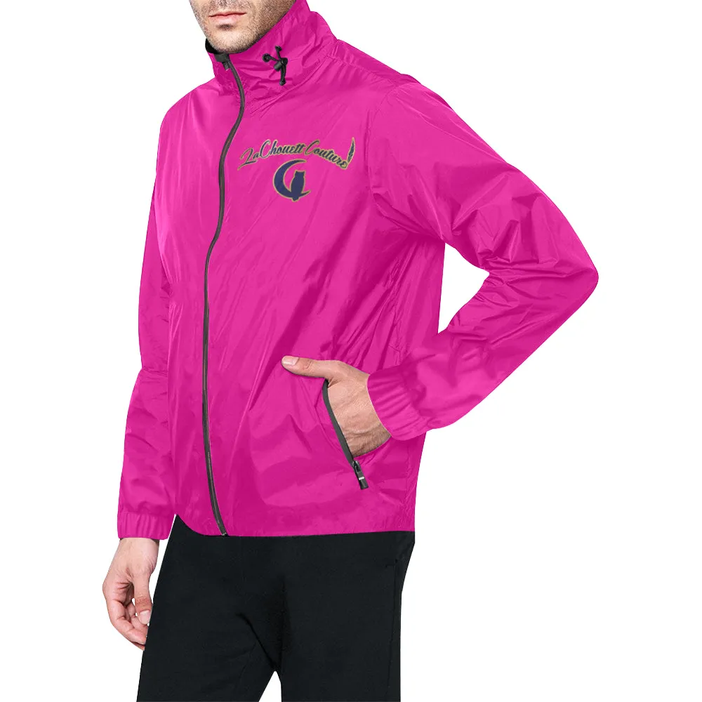 EXCELLENCE PINKISH Unisex All Over Print Windbreaker