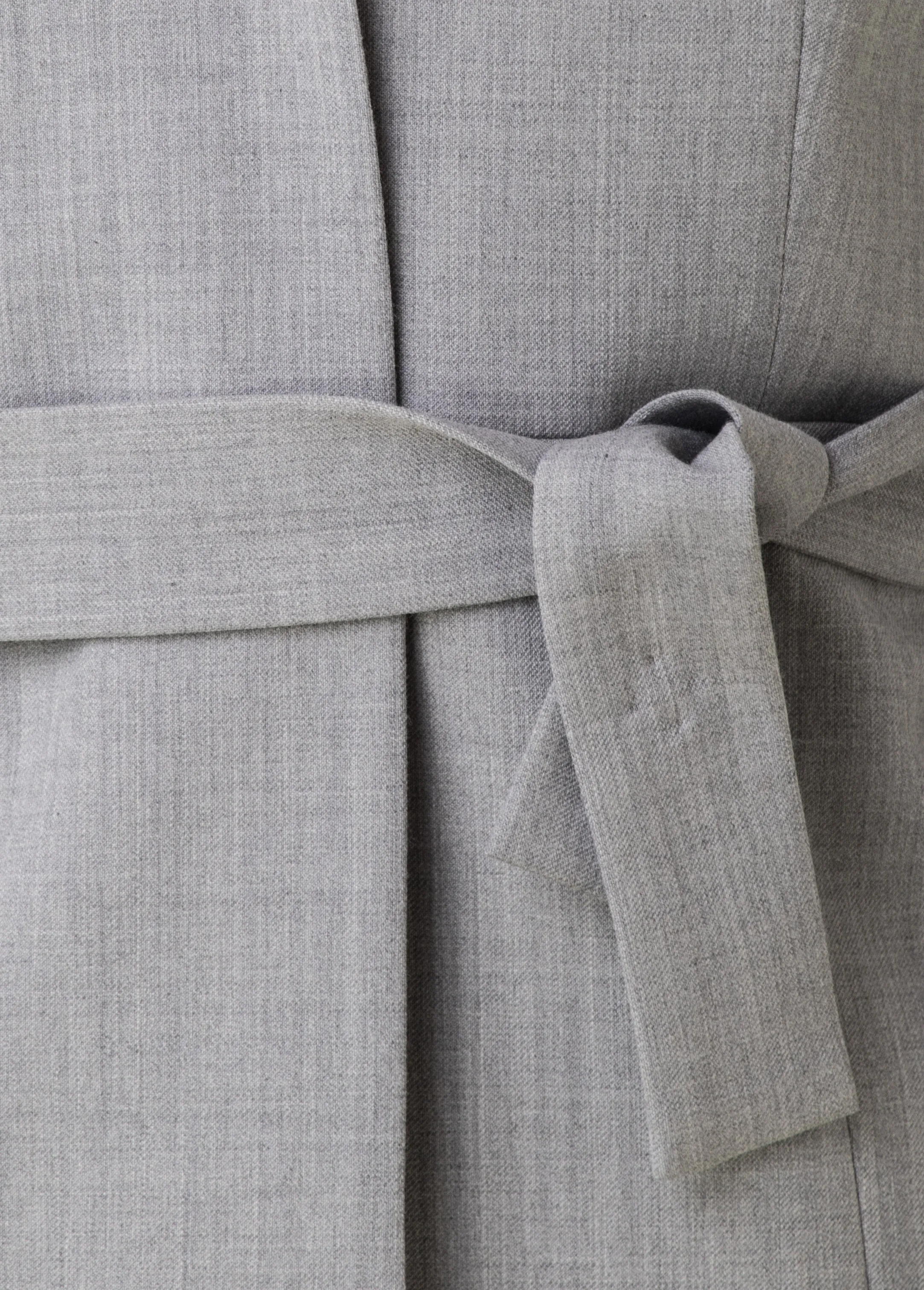Grey stretch wool jacket
