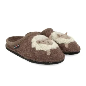 Haflinger Lamby Slipper (Women) - Brown
