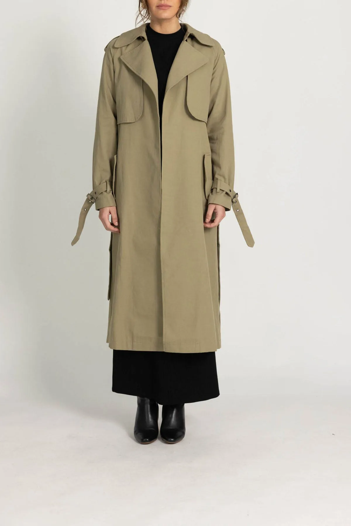 Harper' Trench Coat -  Khaki