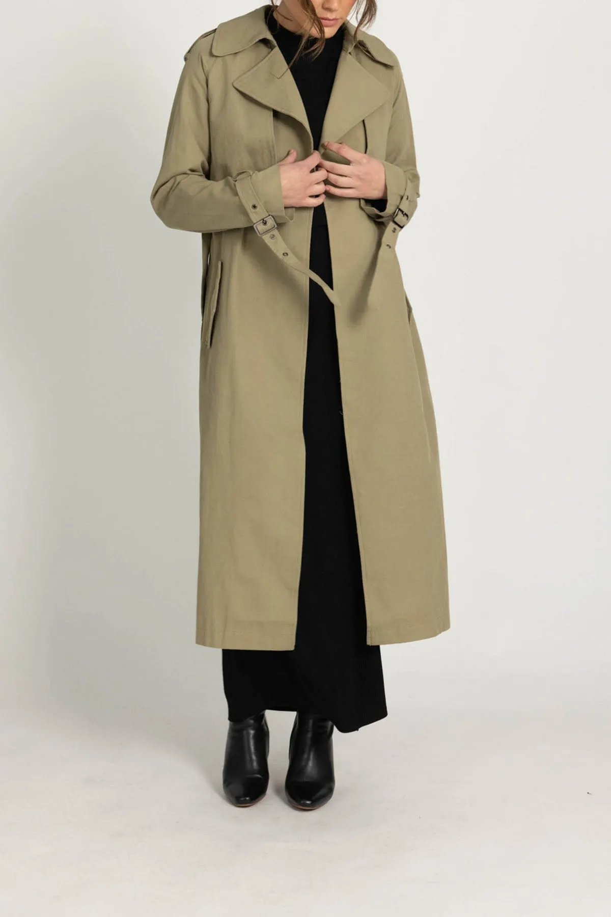 Harper' Trench Coat -  Khaki