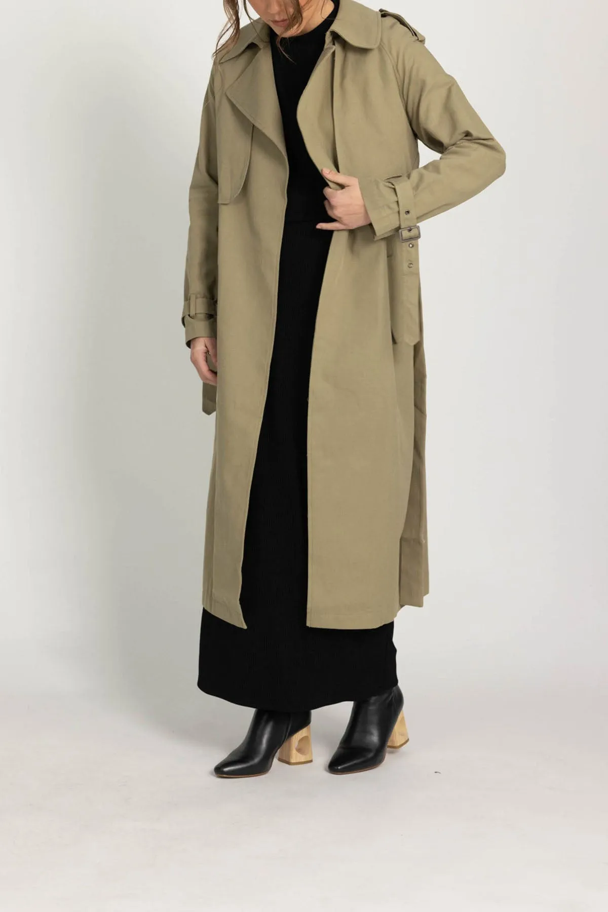 Harper' Trench Coat -  Khaki