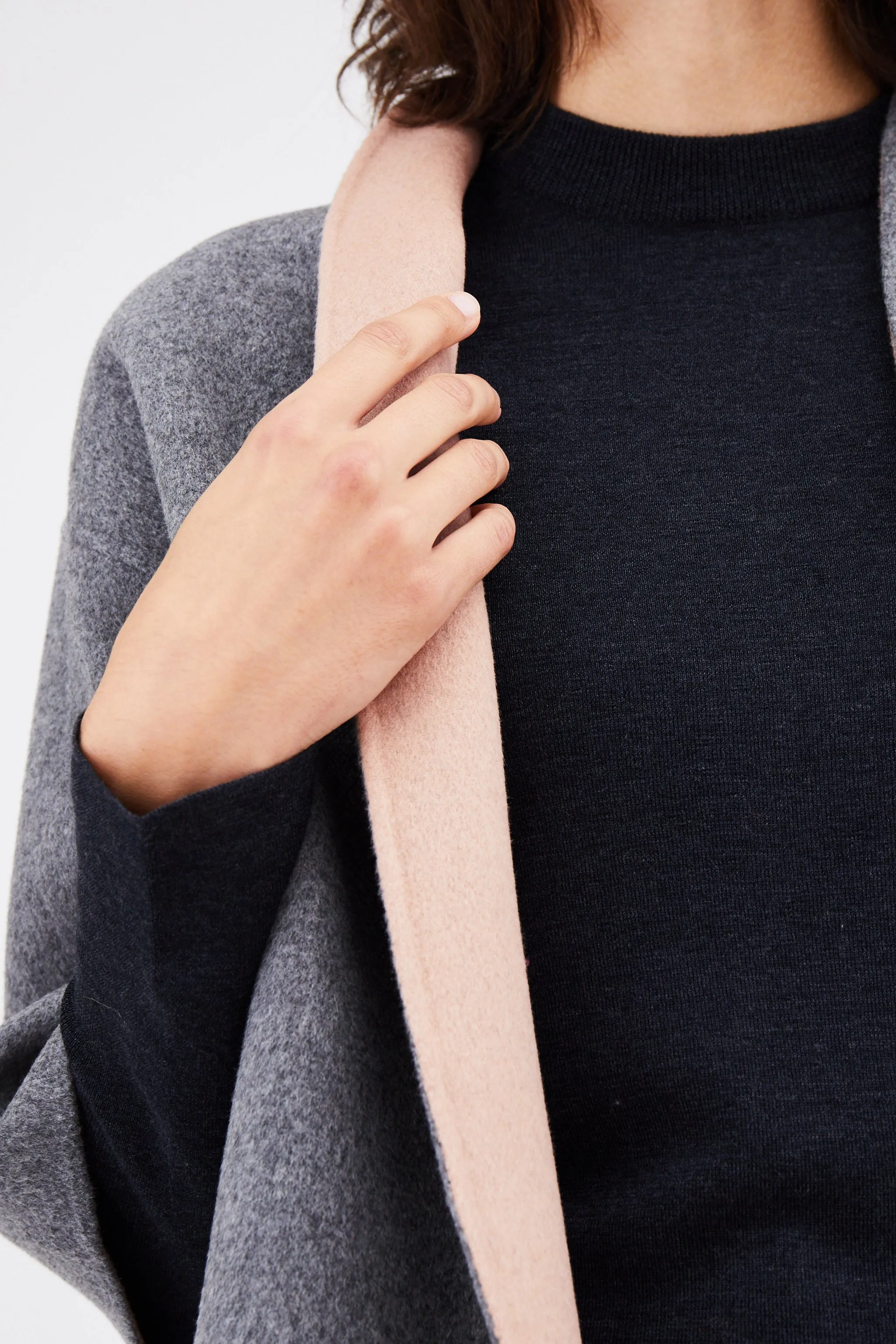 HEIDI JACKET IN TWO-TONE ITALIAN WOOL