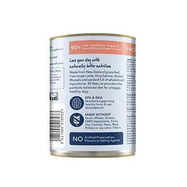 K9 Natural Lamb & Salmon Feast Wet Dog Food