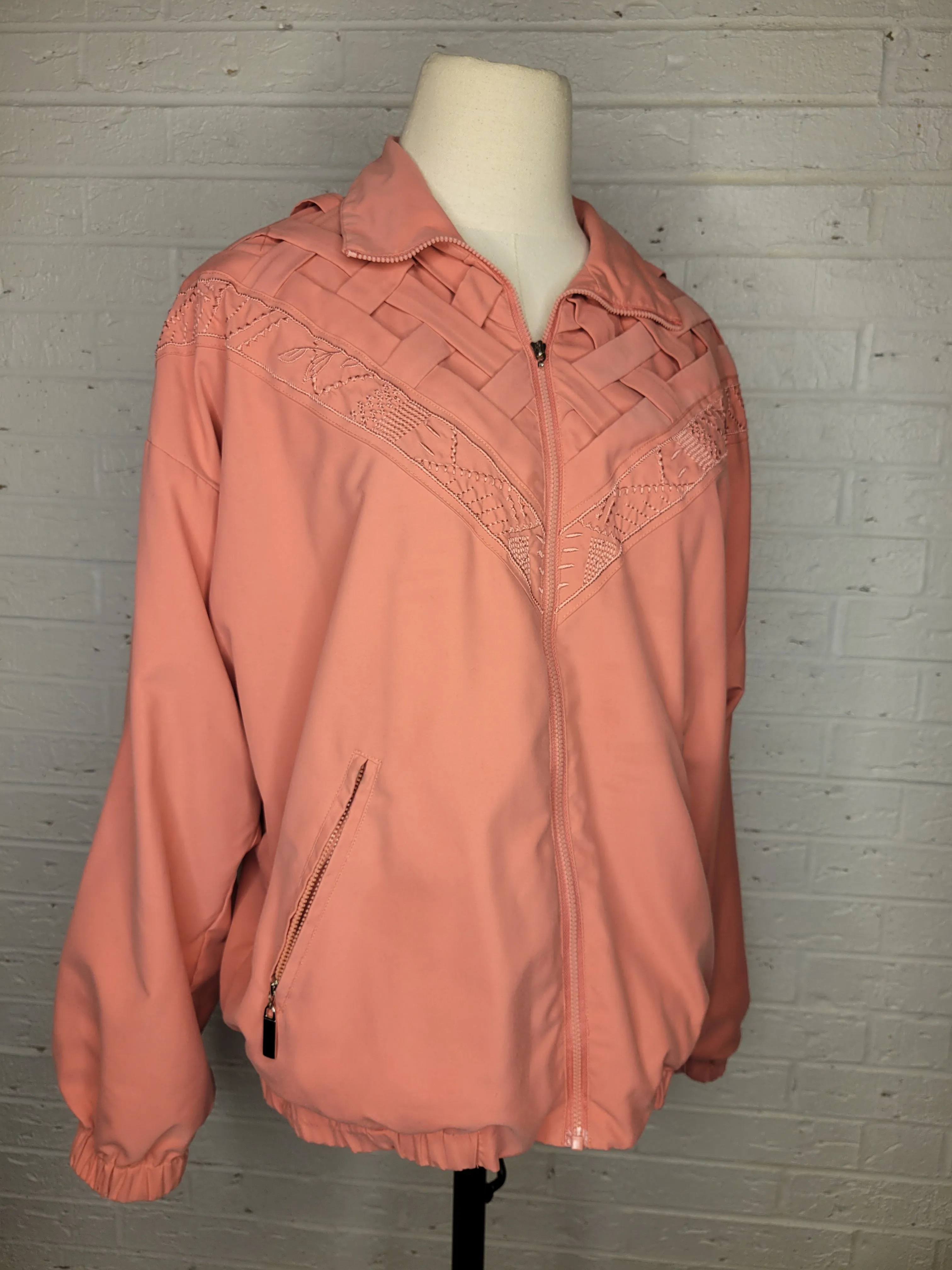 M - Vintage Pink Windbreaker