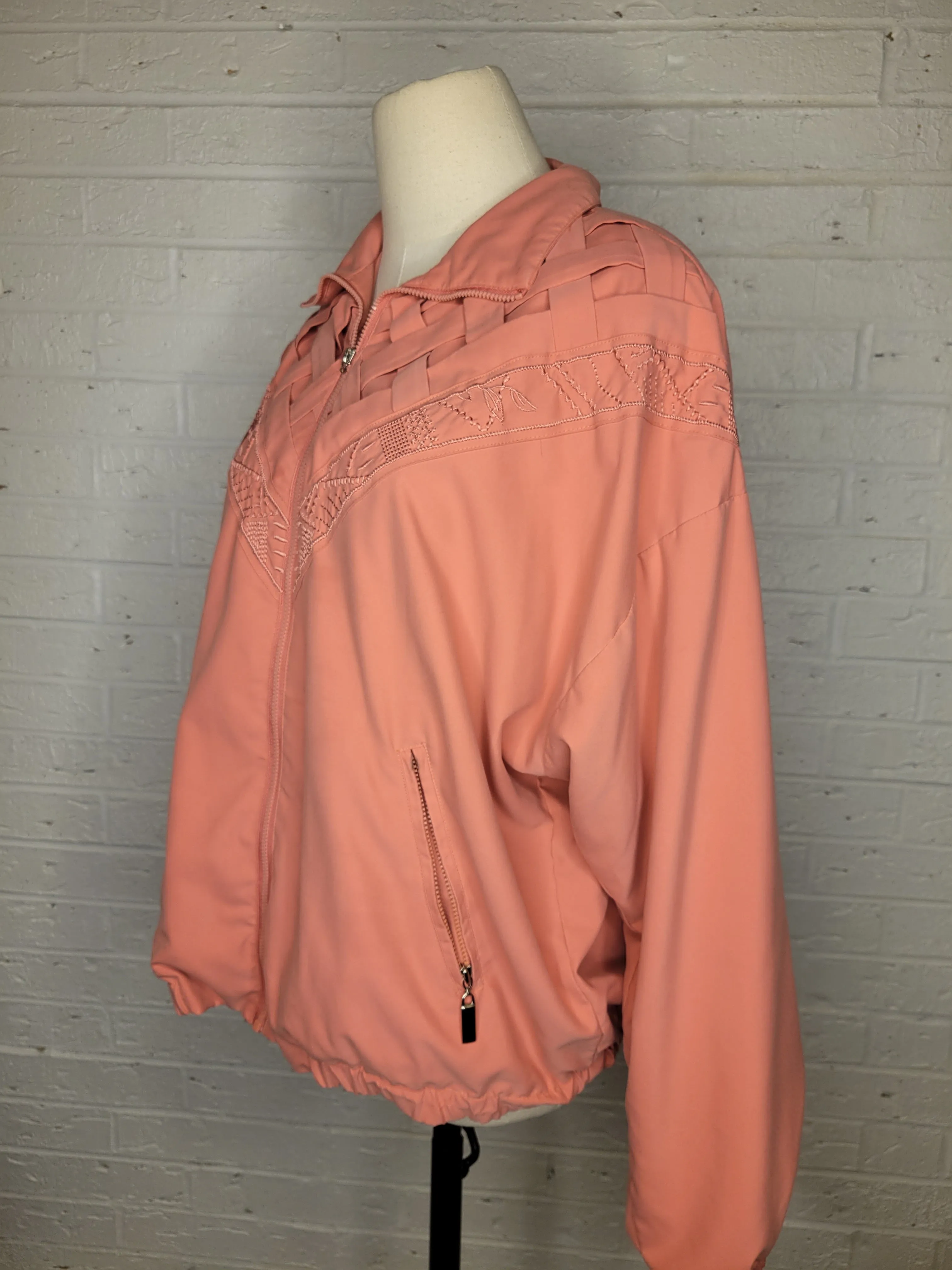 M - Vintage Pink Windbreaker