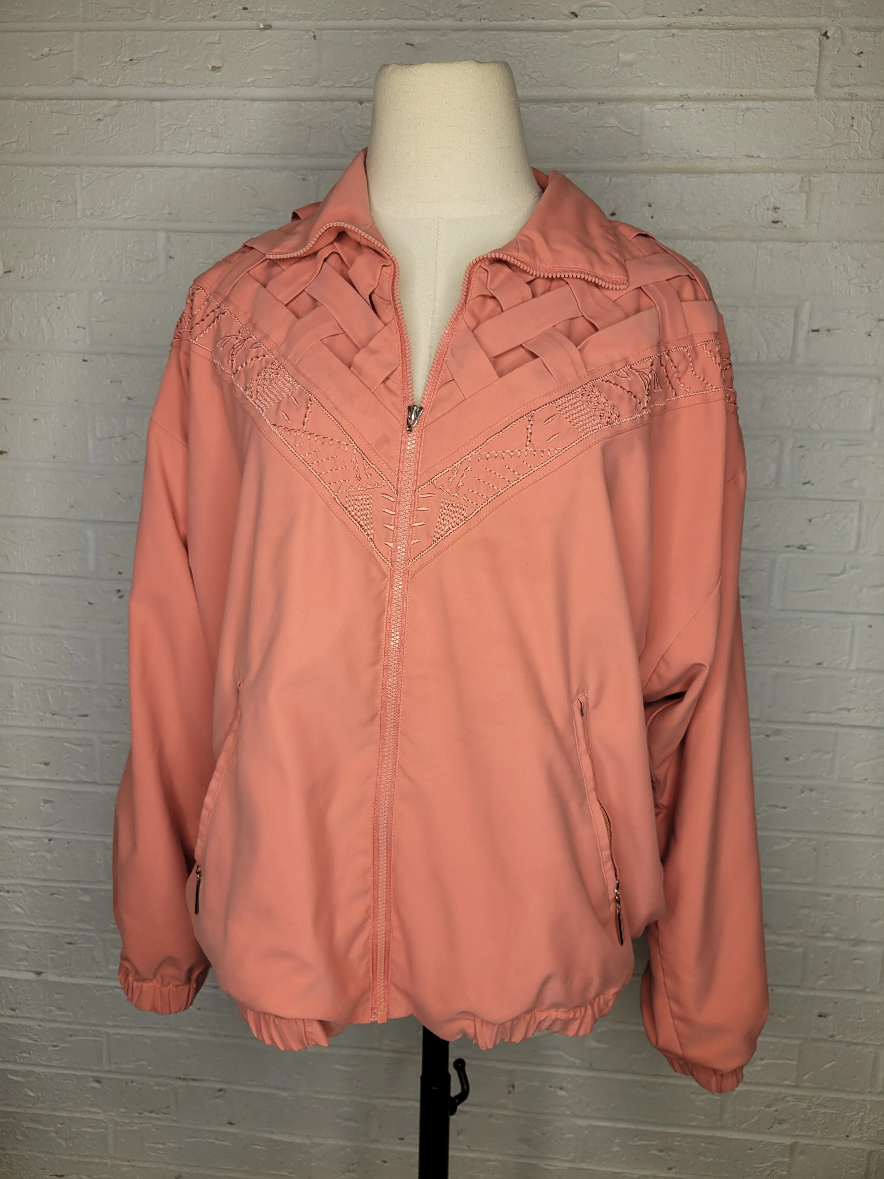 M - Vintage Pink Windbreaker