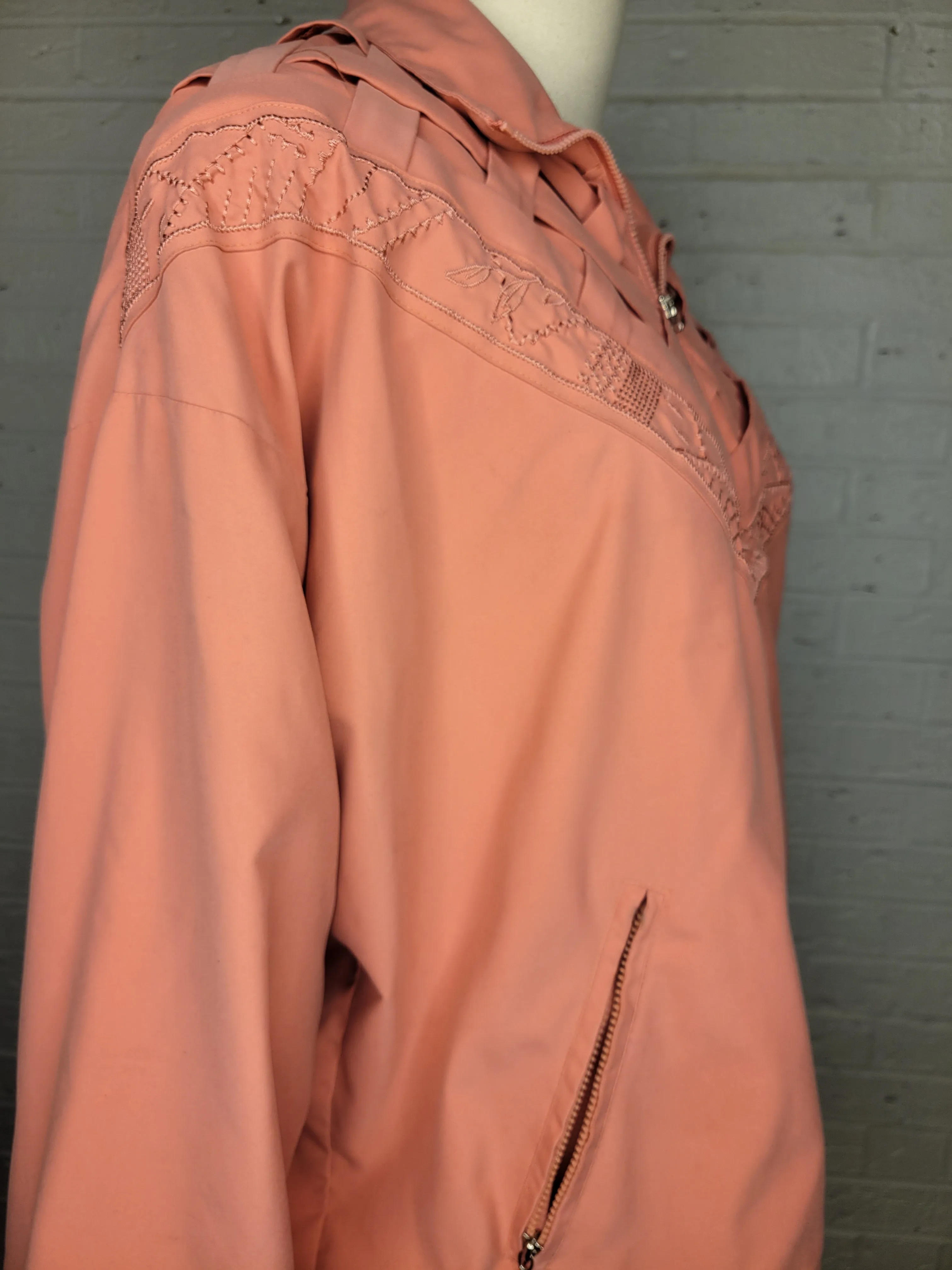 M - Vintage Pink Windbreaker