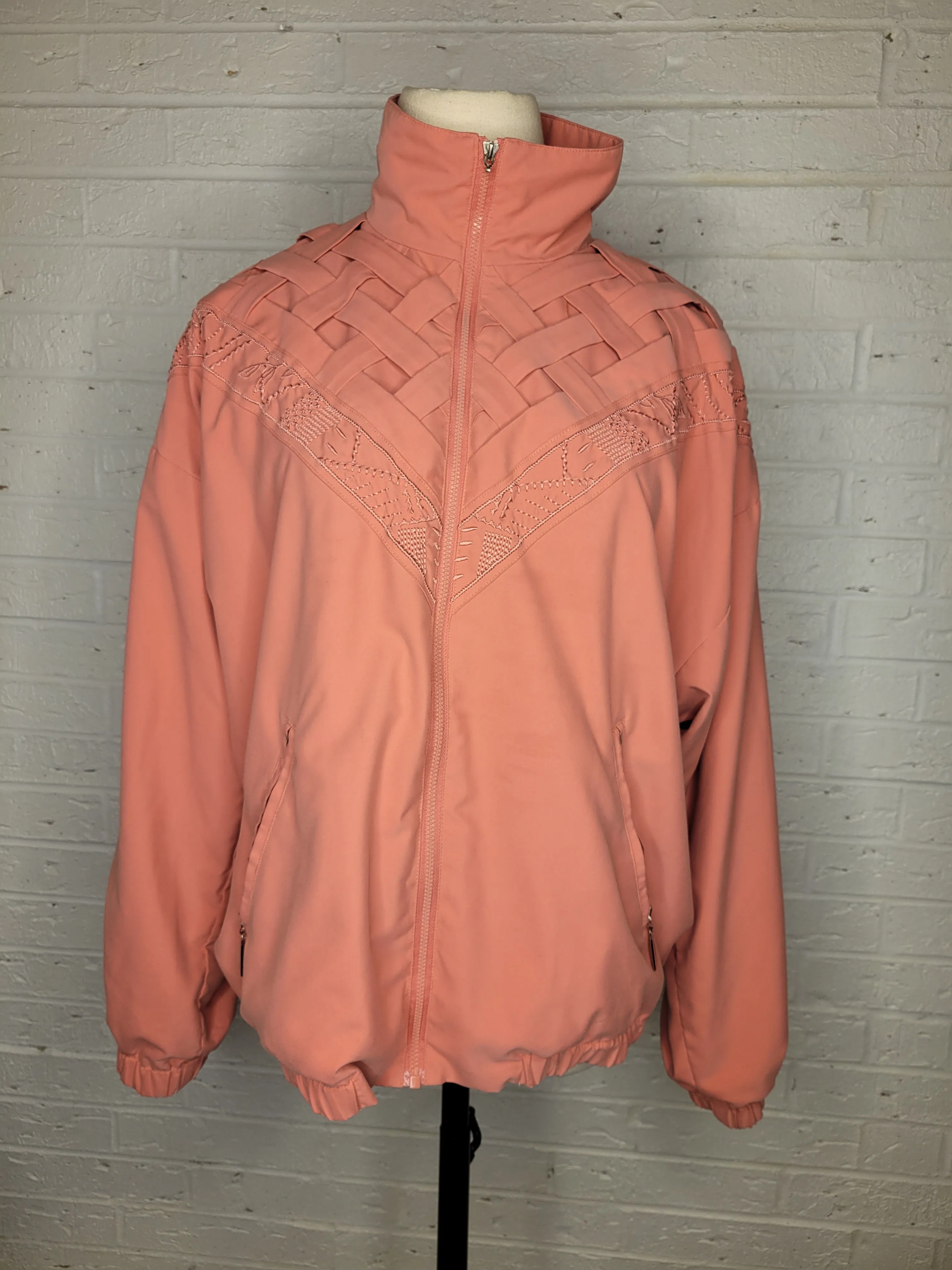 M - Vintage Pink Windbreaker