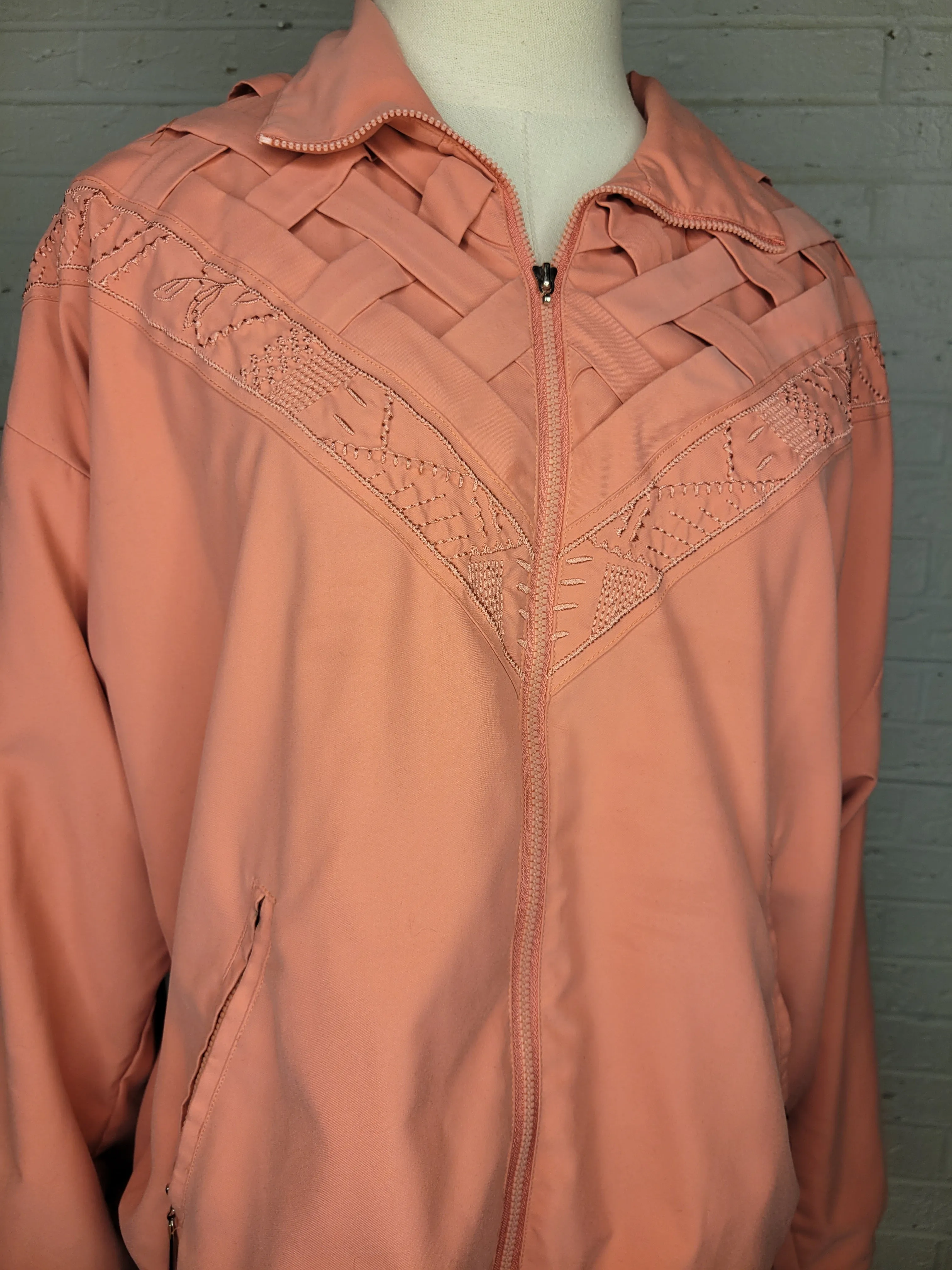 M - Vintage Pink Windbreaker