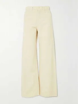 Magnolia cotton-corduroy wide-leg pants