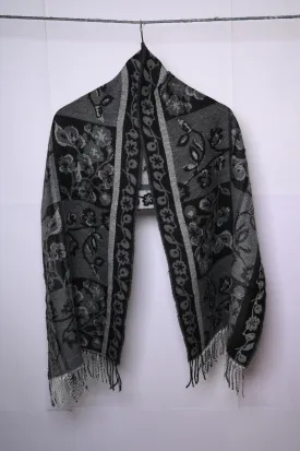 M&S Lilac Mix Wool Shawl - Lilac and Grey for Versatile Style
