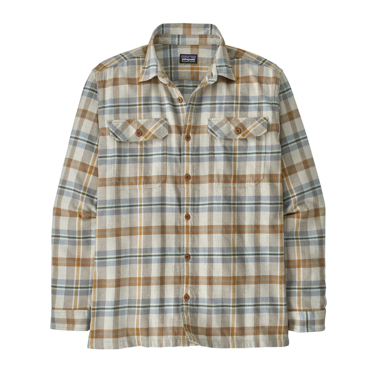 Men's Long-Sleeved Organic Cotton Midweight Fjord Flannel Shirt