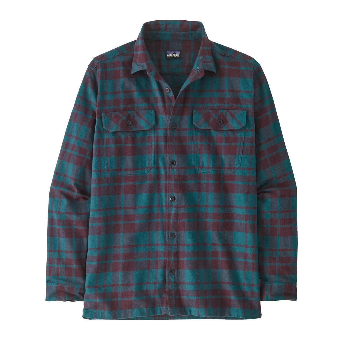 Men's Long-Sleeved Organic Cotton Midweight Fjord Flannel Shirt