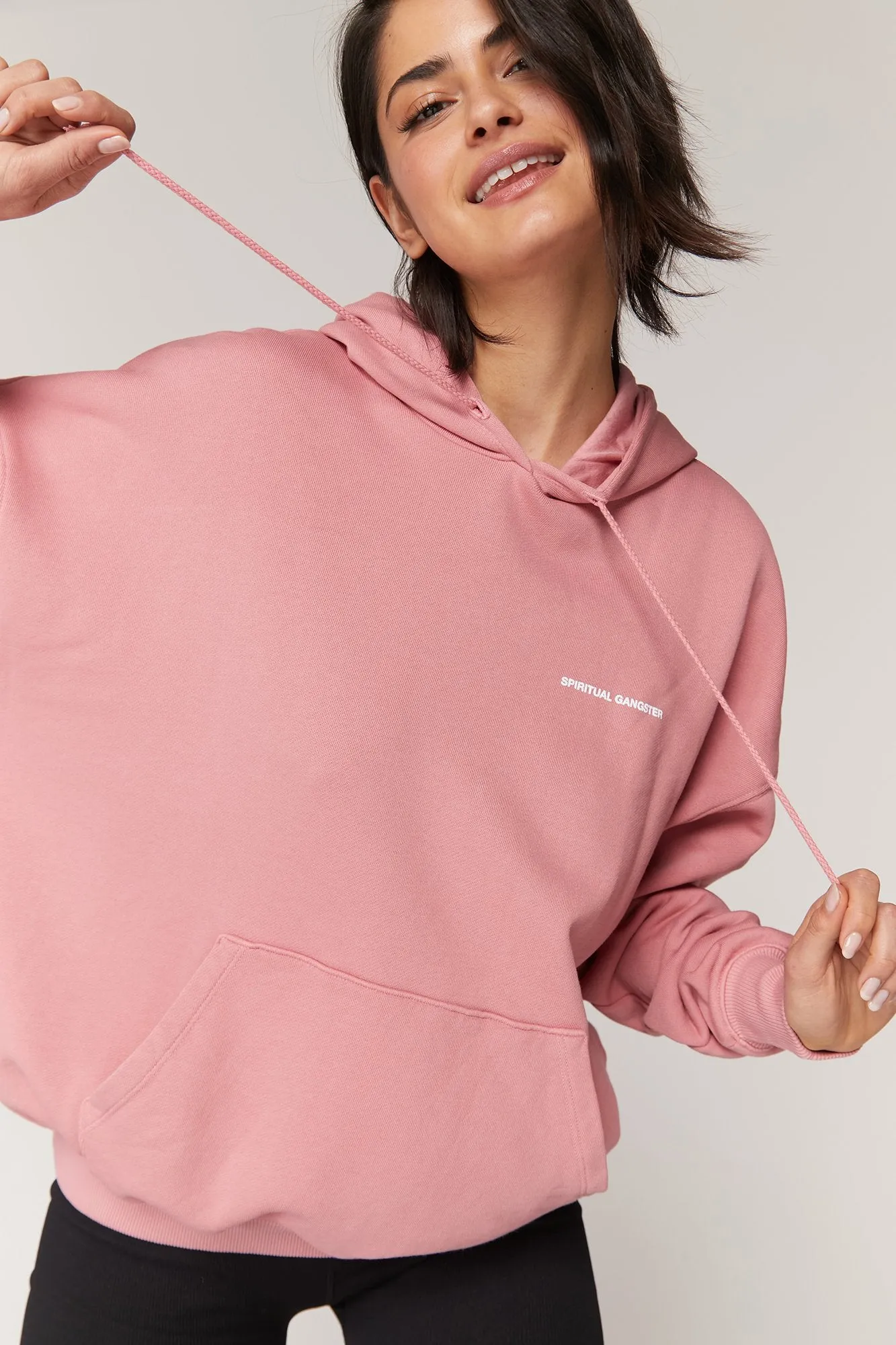 Phoebe Oversized Hoodie - Rose