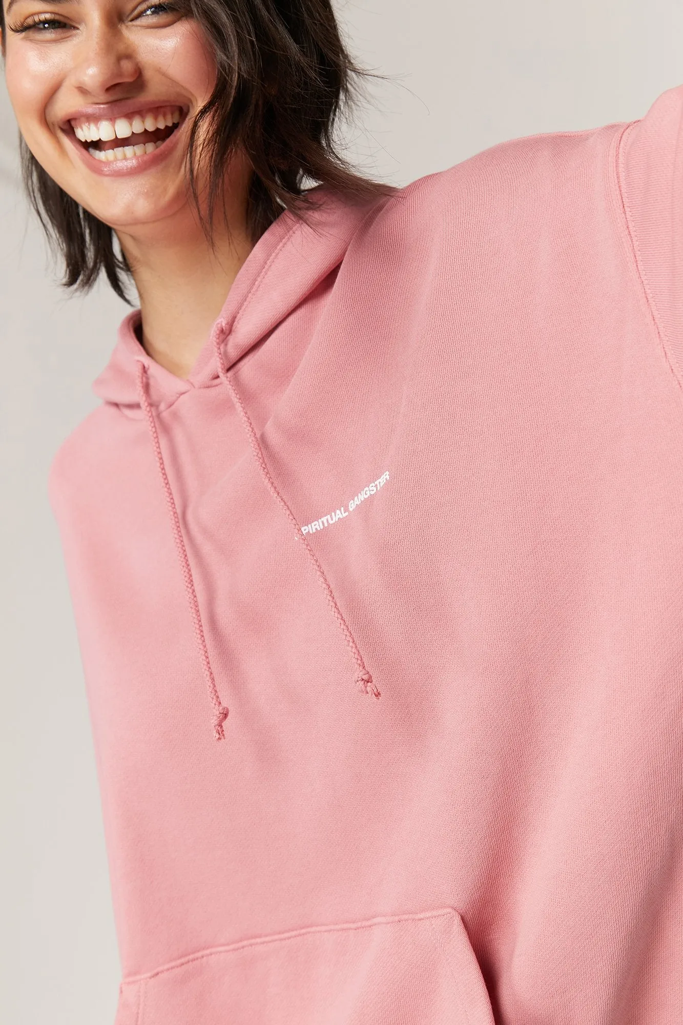 Phoebe Oversized Hoodie - Rose