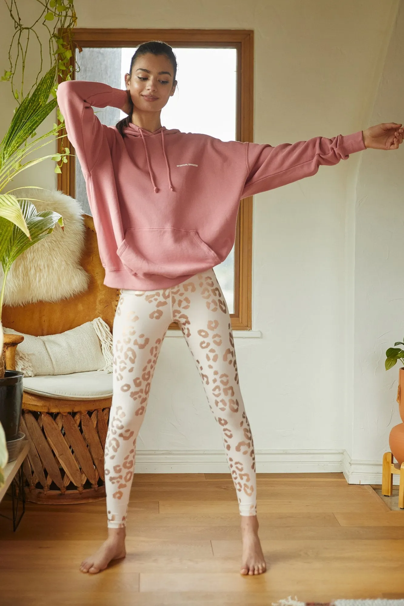 Phoebe Oversized Hoodie - Rose