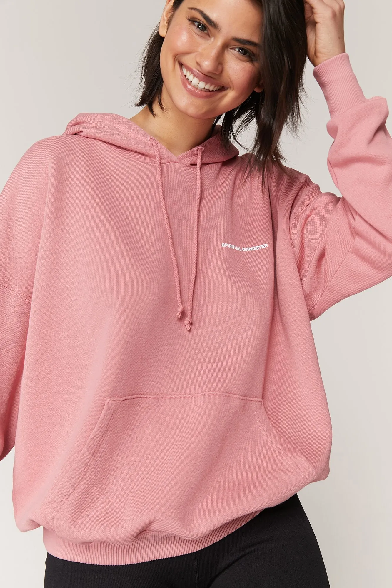 Phoebe Oversized Hoodie - Rose