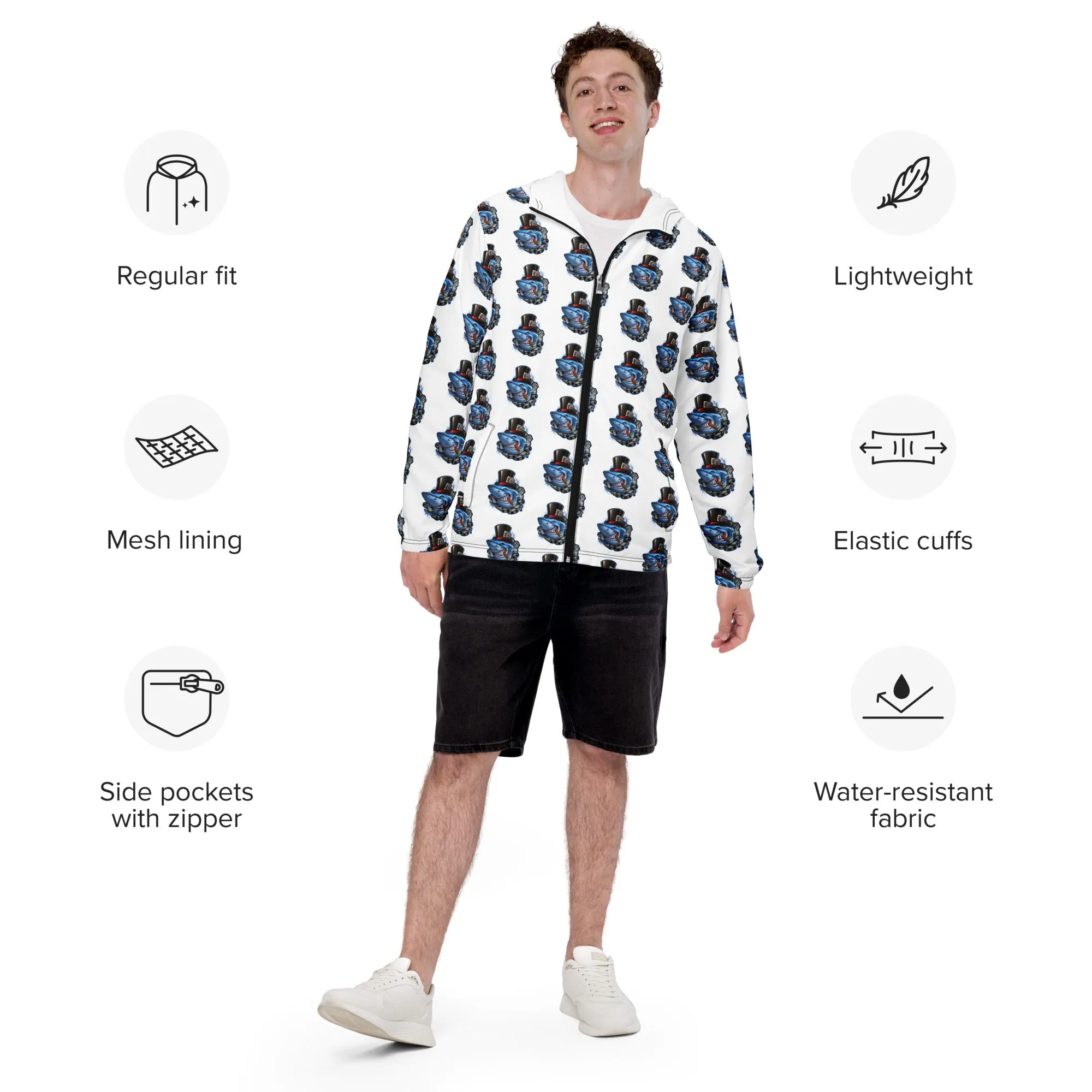 Pokerist Shark - Men’s windbreaker