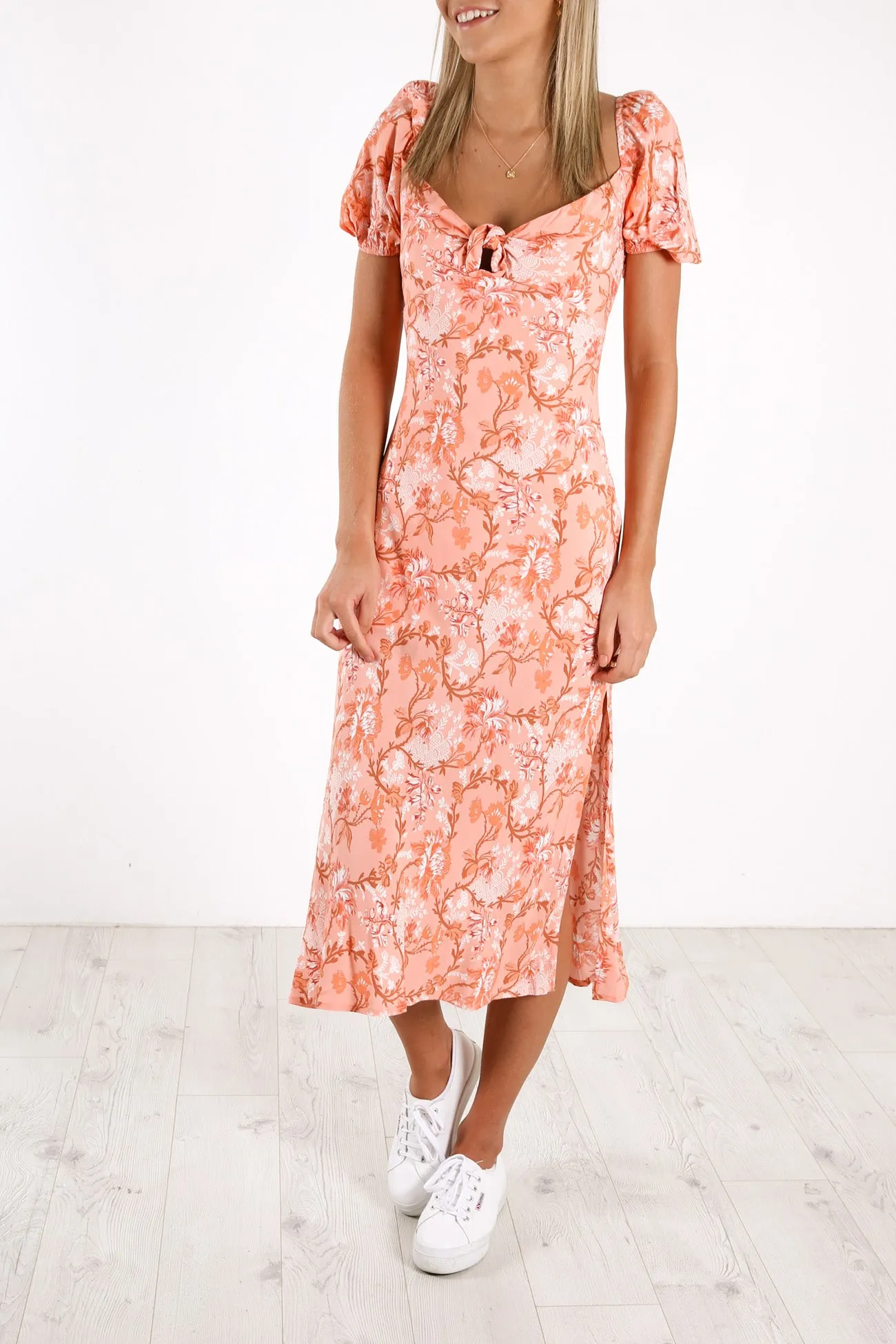Poppie Dress Peach