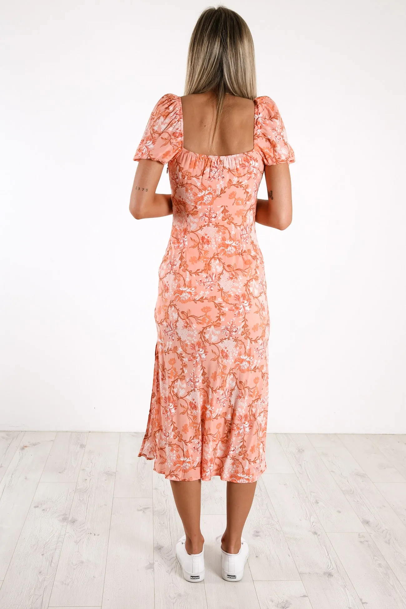 Poppie Dress Peach