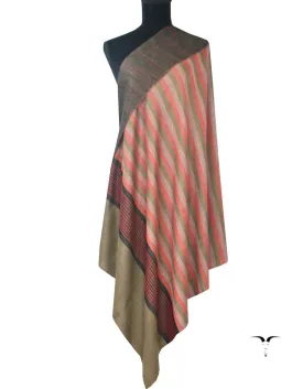 Reversible Striped Pashmina Shawl 5276