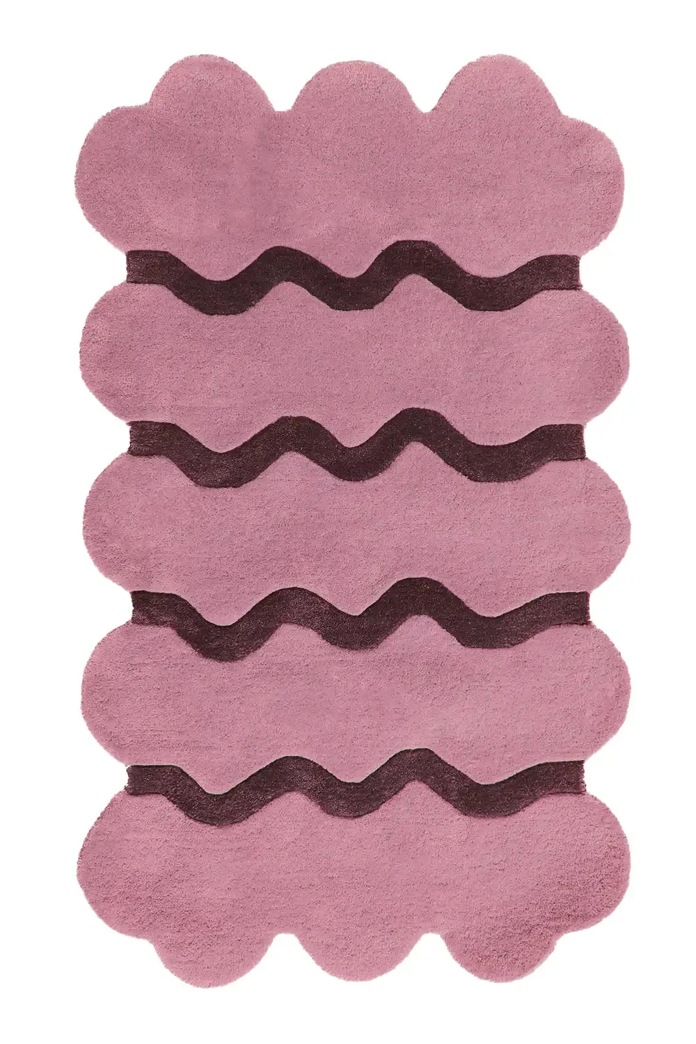 Sculpted Edge Hand Tufted New Zealand Wool Rug