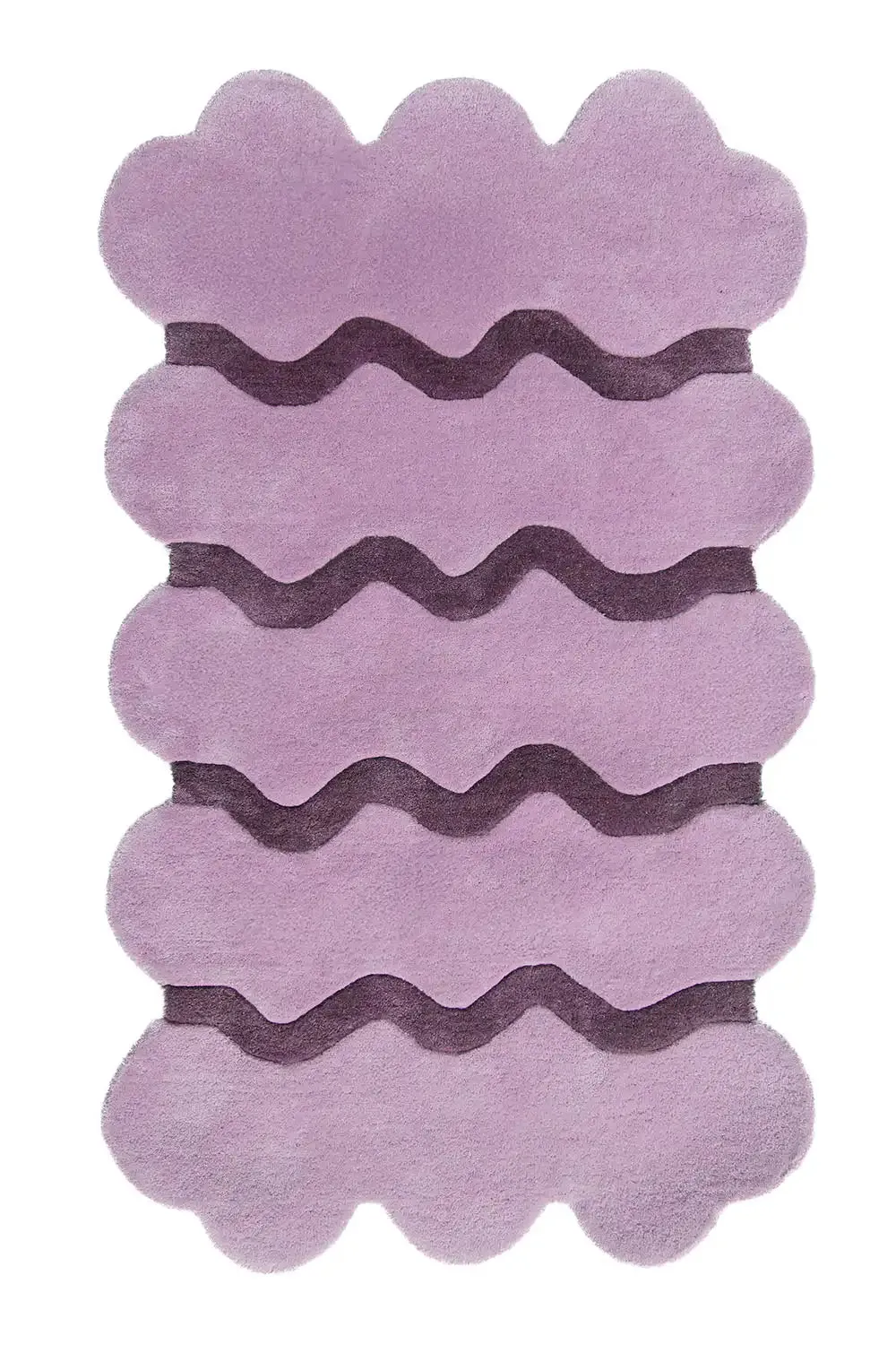 Sculpted Edge Hand Tufted New Zealand Wool Rug