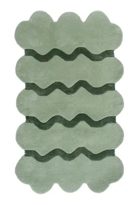 Sculpted Edge Hand Tufted New Zealand Wool Rug