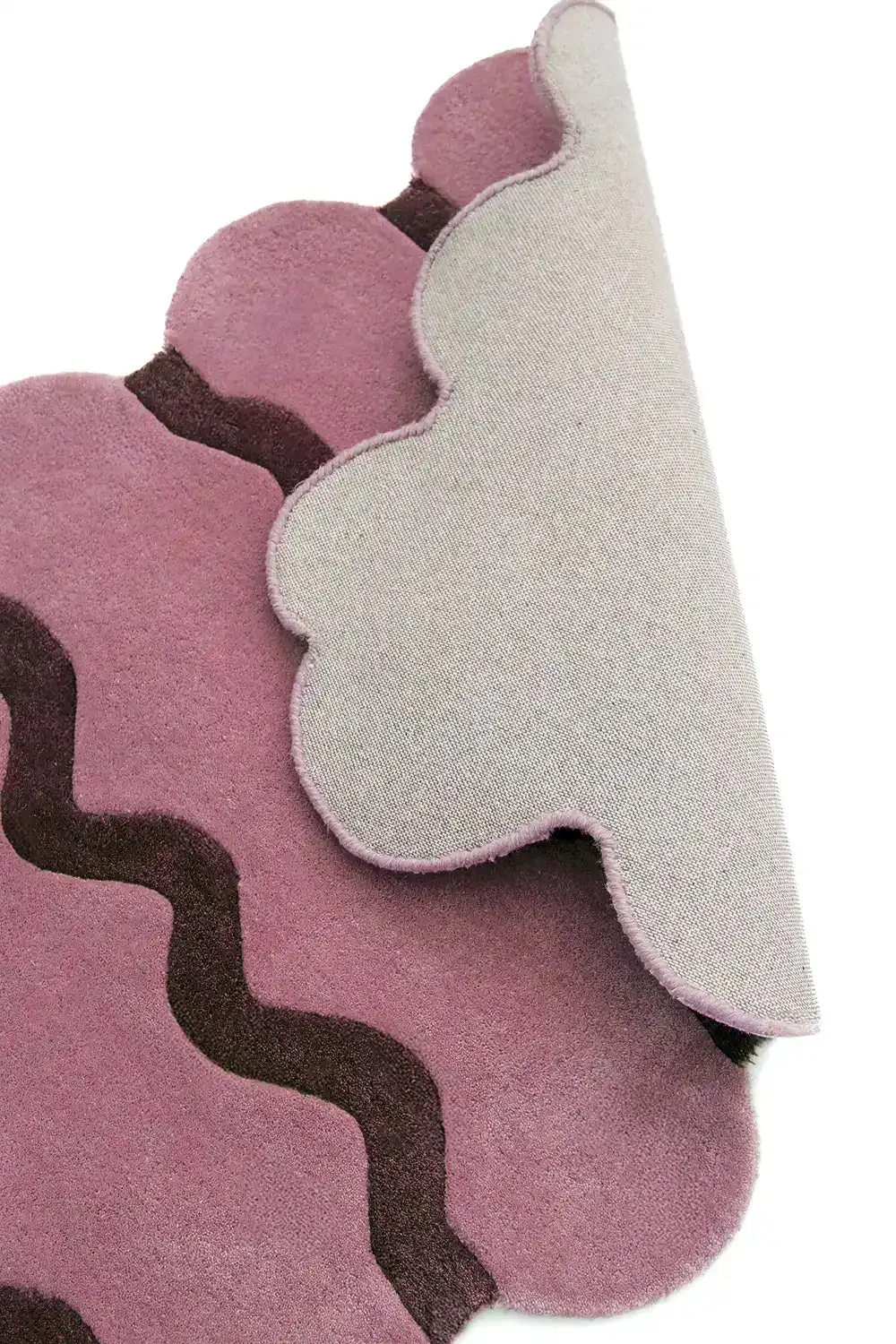 Sculpted Edge Hand Tufted New Zealand Wool Rug