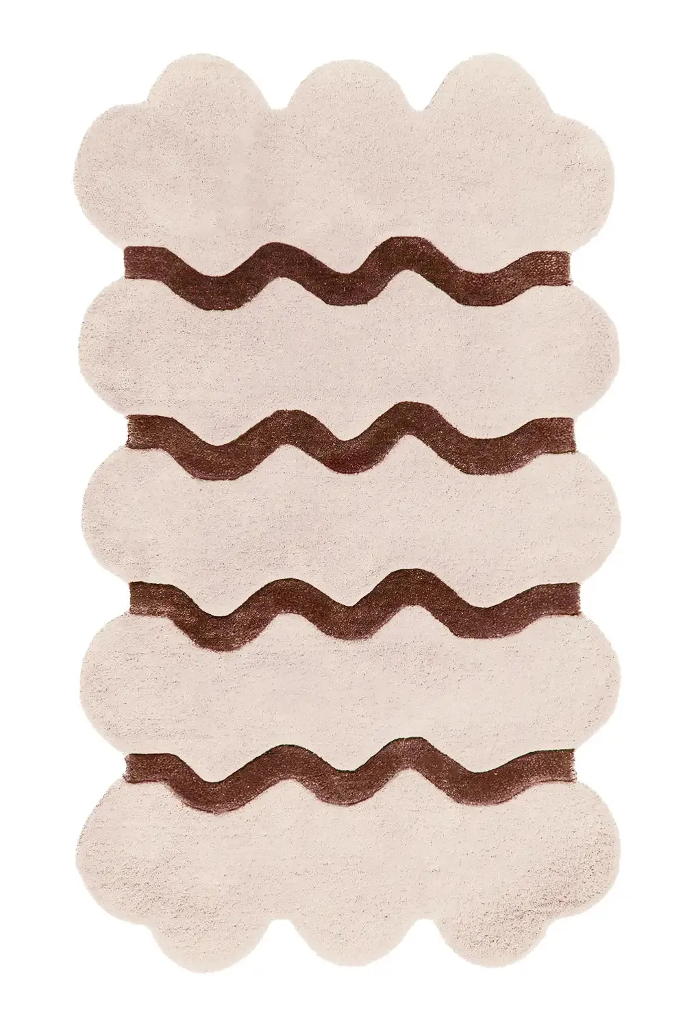 Sculpted Edge Hand Tufted New Zealand Wool Rug