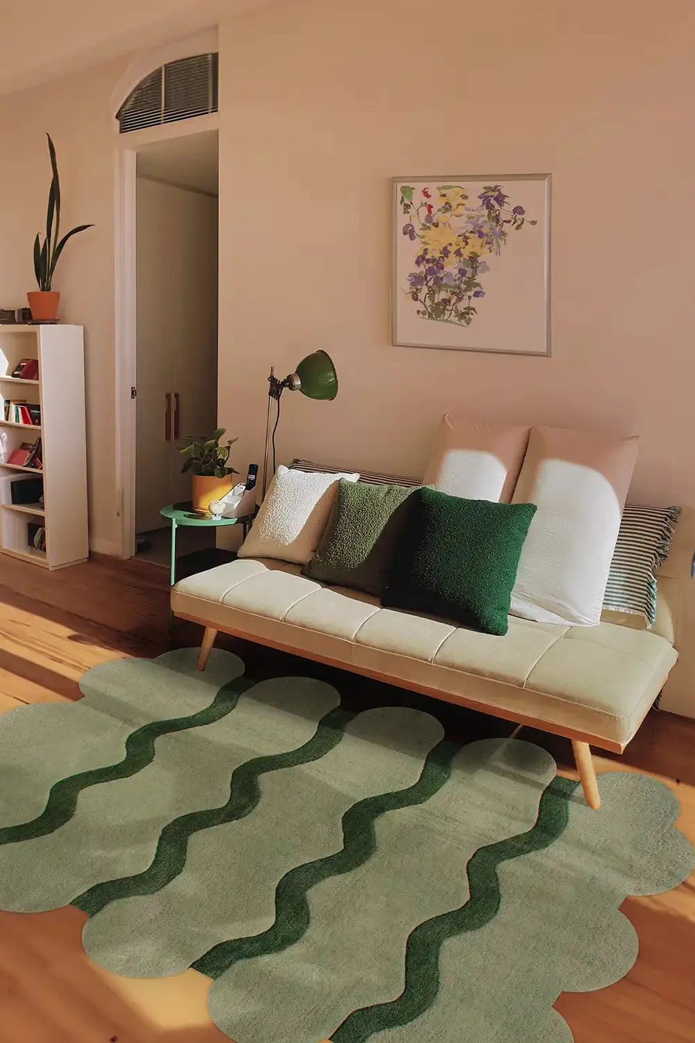 Sculpted Edge Hand Tufted New Zealand Wool Rug