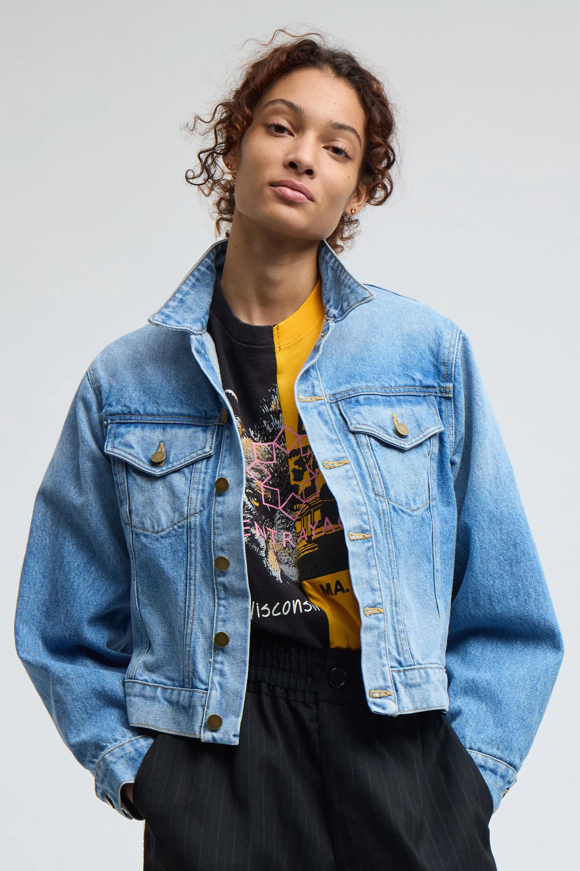 SILVER LAKE DENIM JACKET (LIGHT WASH BLUE)