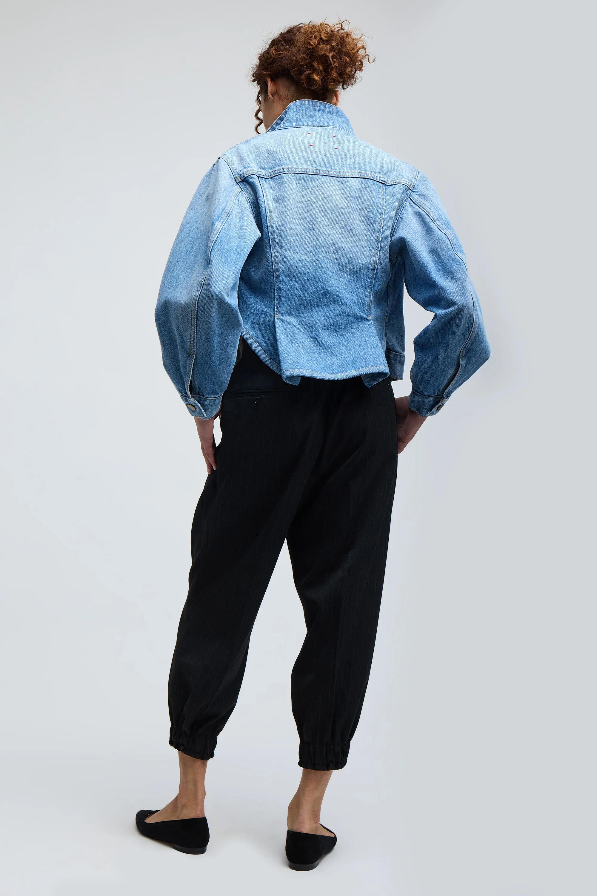 SILVER LAKE DENIM JACKET (LIGHT WASH BLUE)