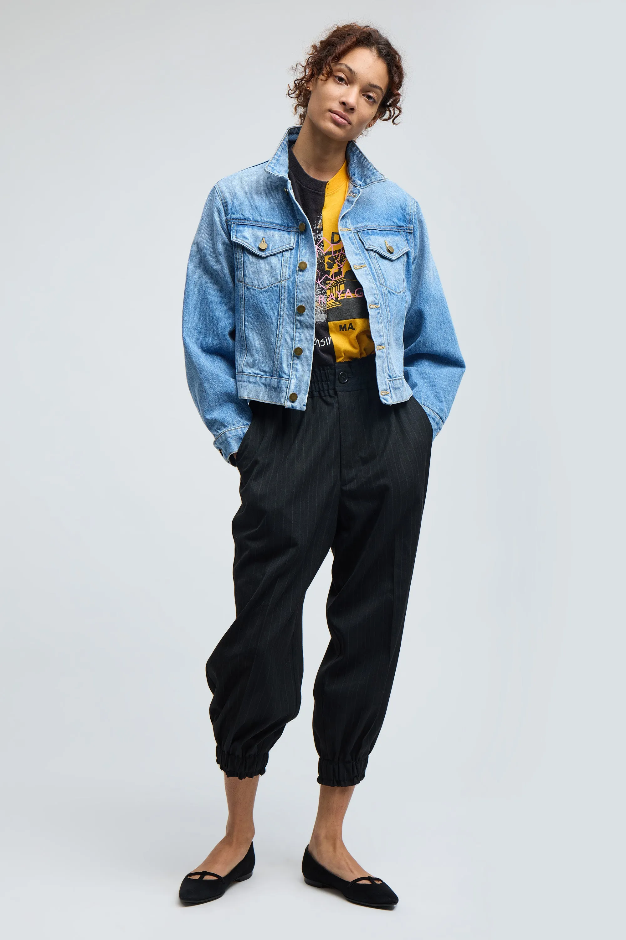 SILVER LAKE DENIM JACKET (LIGHT WASH BLUE)