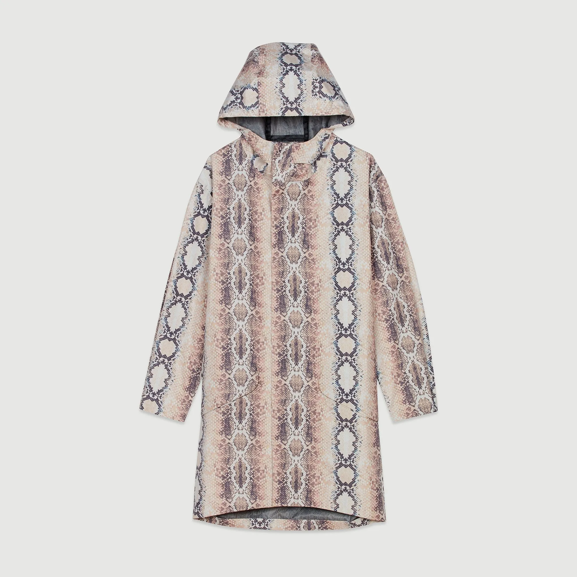 Snake Print Wind Jacket - Printed