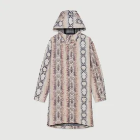 Snake Print Wind Jacket - Printed