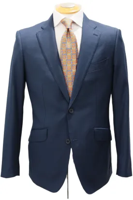 SOLID TEAL BLENDED WOOL SUIT_